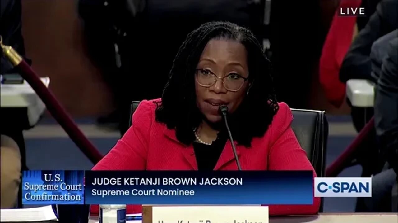 Ketanji Brown Jackson says Roe v Wade ‘Settled Law’ that Is ‘Relied Upon’