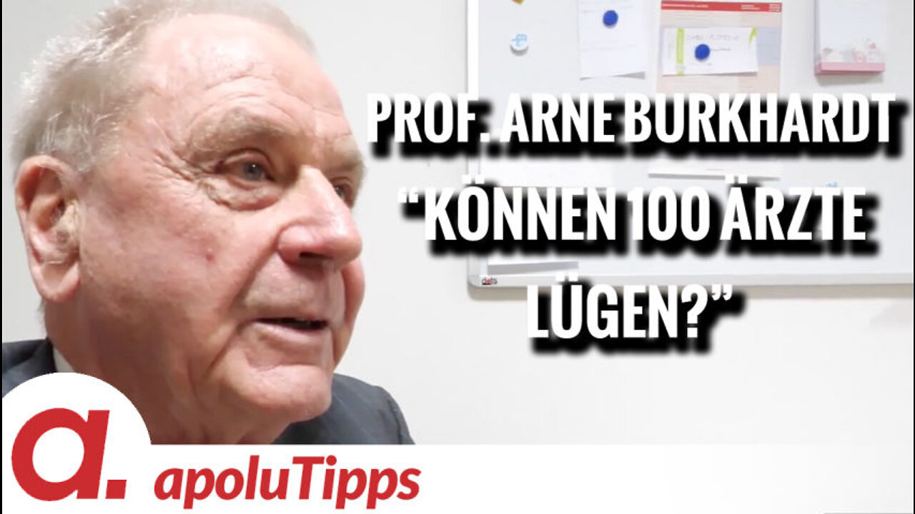 Interview mit Prof. Arne Burkhardt – “Können 100 Ärzte lügen?”