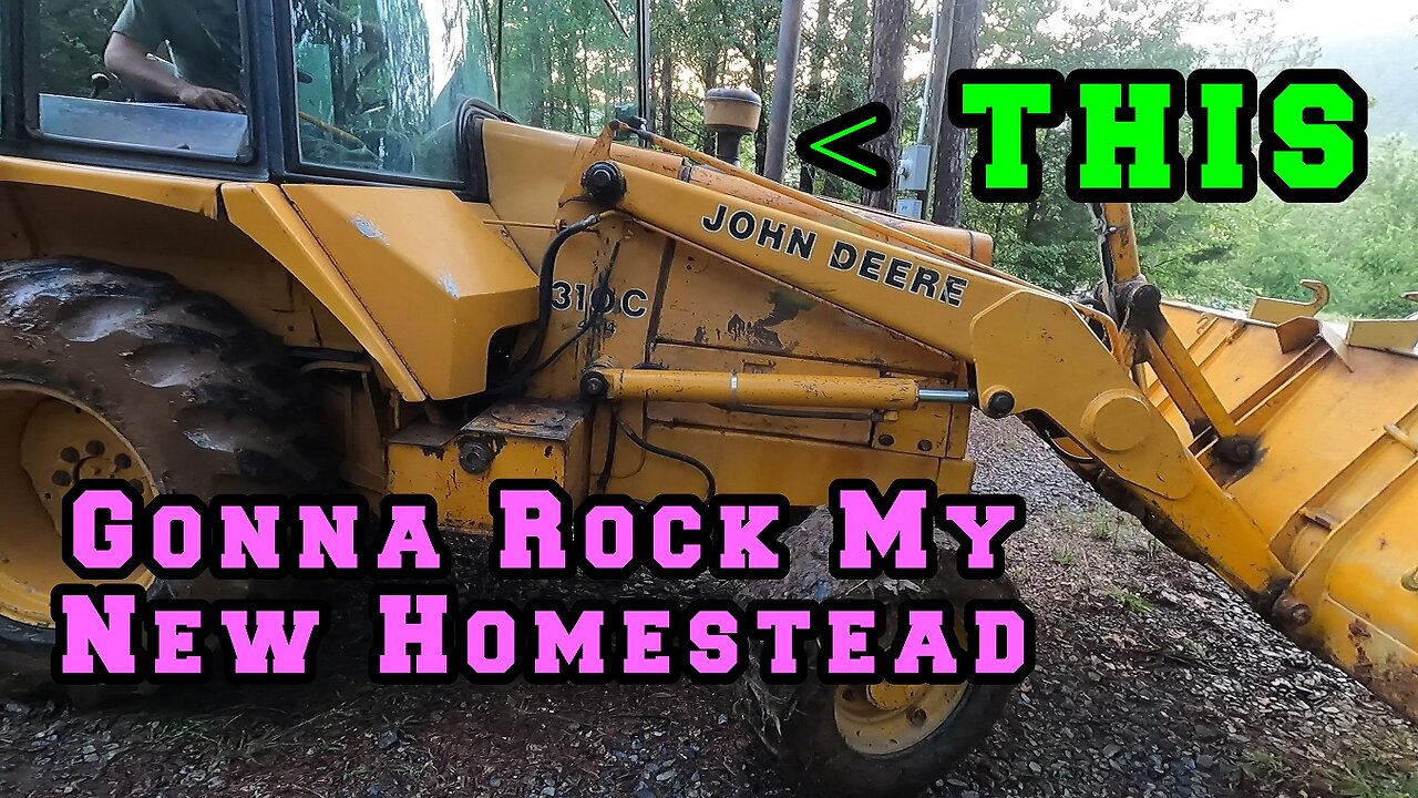 DREW BOUGHT A BACKHOE - I NEED Backhoe Work | LUNCH MEET-UP | shed to house | homestead