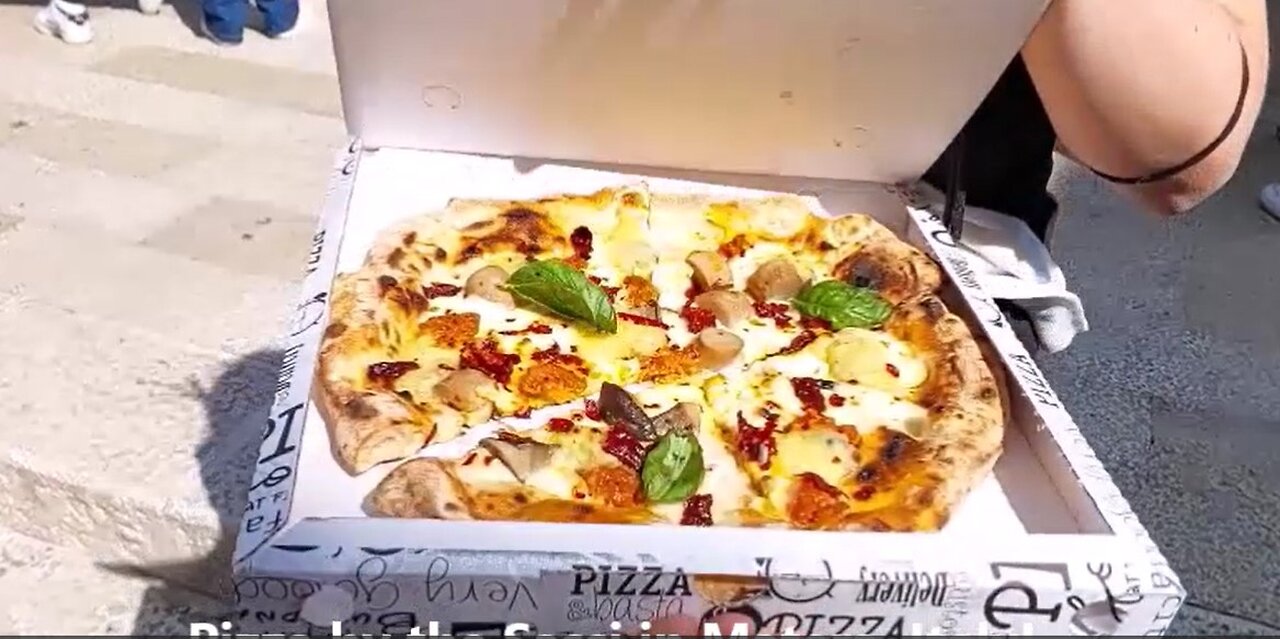Having More Fun than Anyone! Pizza by the Sassi, Matera, Italy