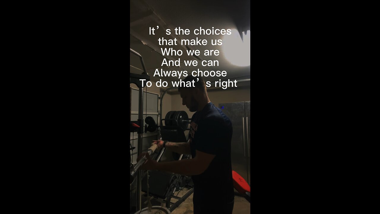 It’s the choices that make us who we are and we can always choose to do what’s right