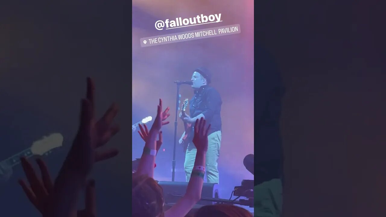 Sugar, we’re going down - Fall Out Boy live in Houston Texas 6/27/2023