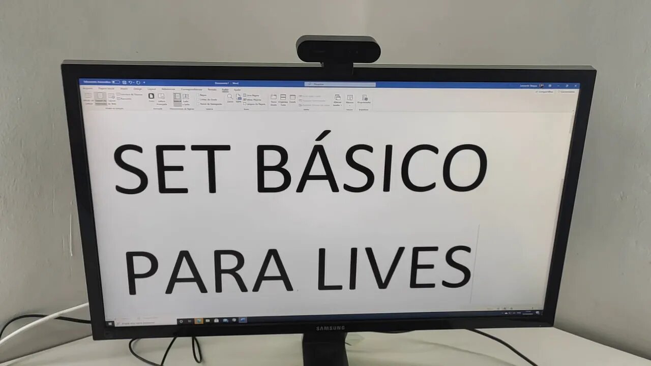 Estúdio básico para LIVES