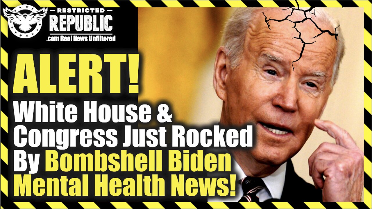 ALERT! White House & Congress Just Rocked By Bombshell Biden Mental Health News!