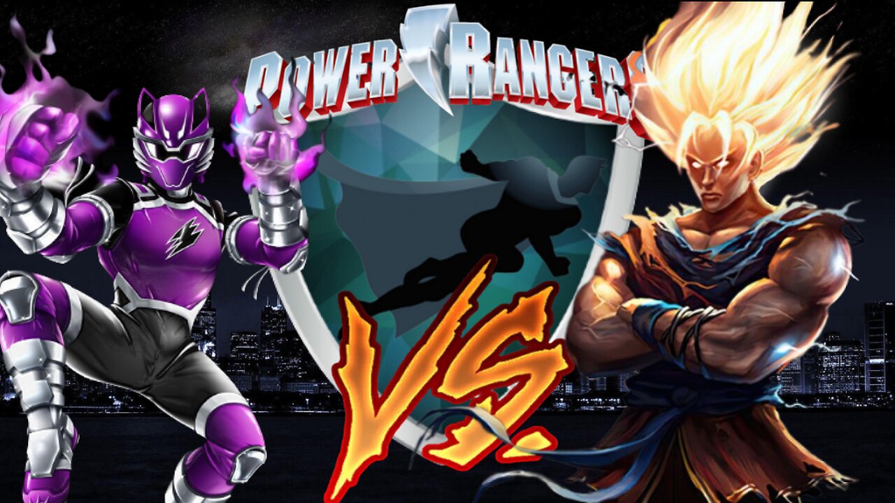 Jungle Fury Purple Ranger Vs. Goku