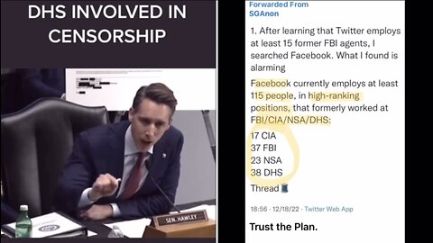 Twitter Files, DHS, FBI, CIA, Involved In Big Tech Censorship! Treason! We The People News, Mary, 12-19-22