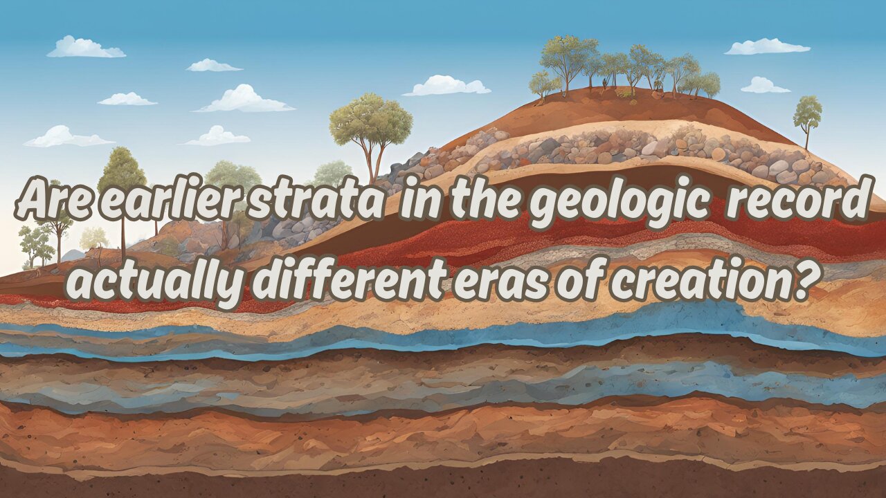 Are some layers in the geologic record from different eras of creation?