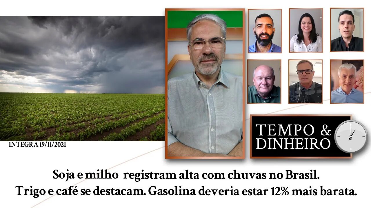 Soja e milho registram alta com chuvas no Brasil. Gasolina deveria estar 12% mais barata.