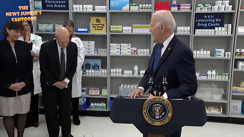 Biden Clown Show on steroids: "We're already begun to secure fair pricing clauses and contracts for new COVID vaccines. Three new COVID vaccines!.. that's what Bidenomics is all about!"