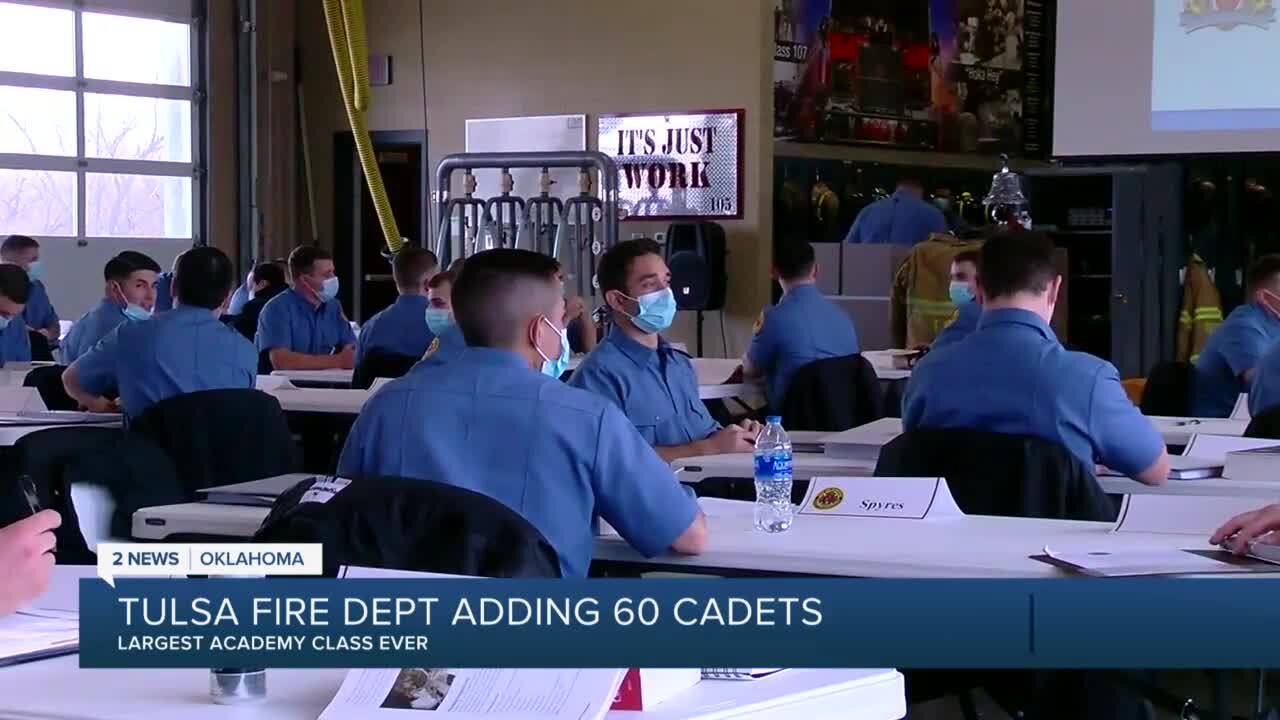 Tulsa Fire Department Adding 60 Cadets