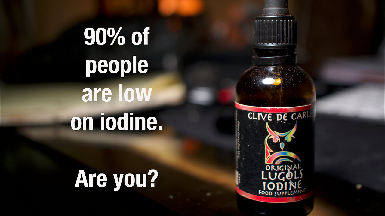 90% of people are low on iodine. Are you?