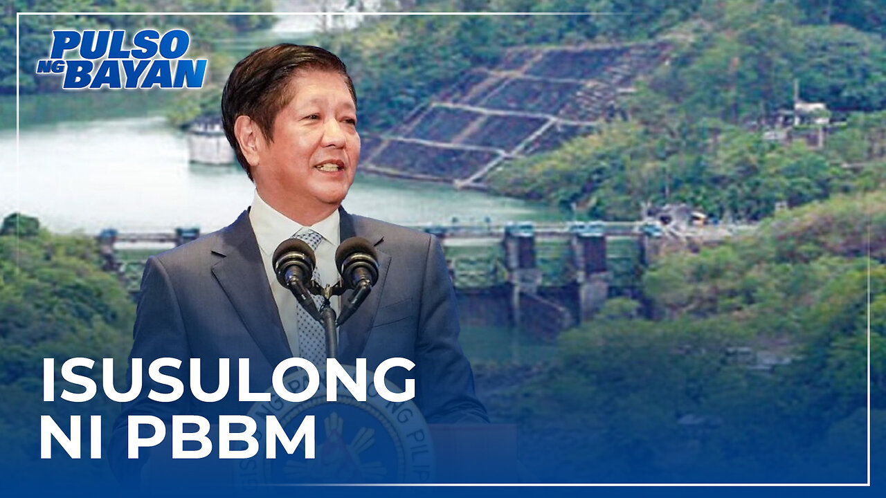 Pagbuo ng Department of water resource management, isusulong ni PBBM