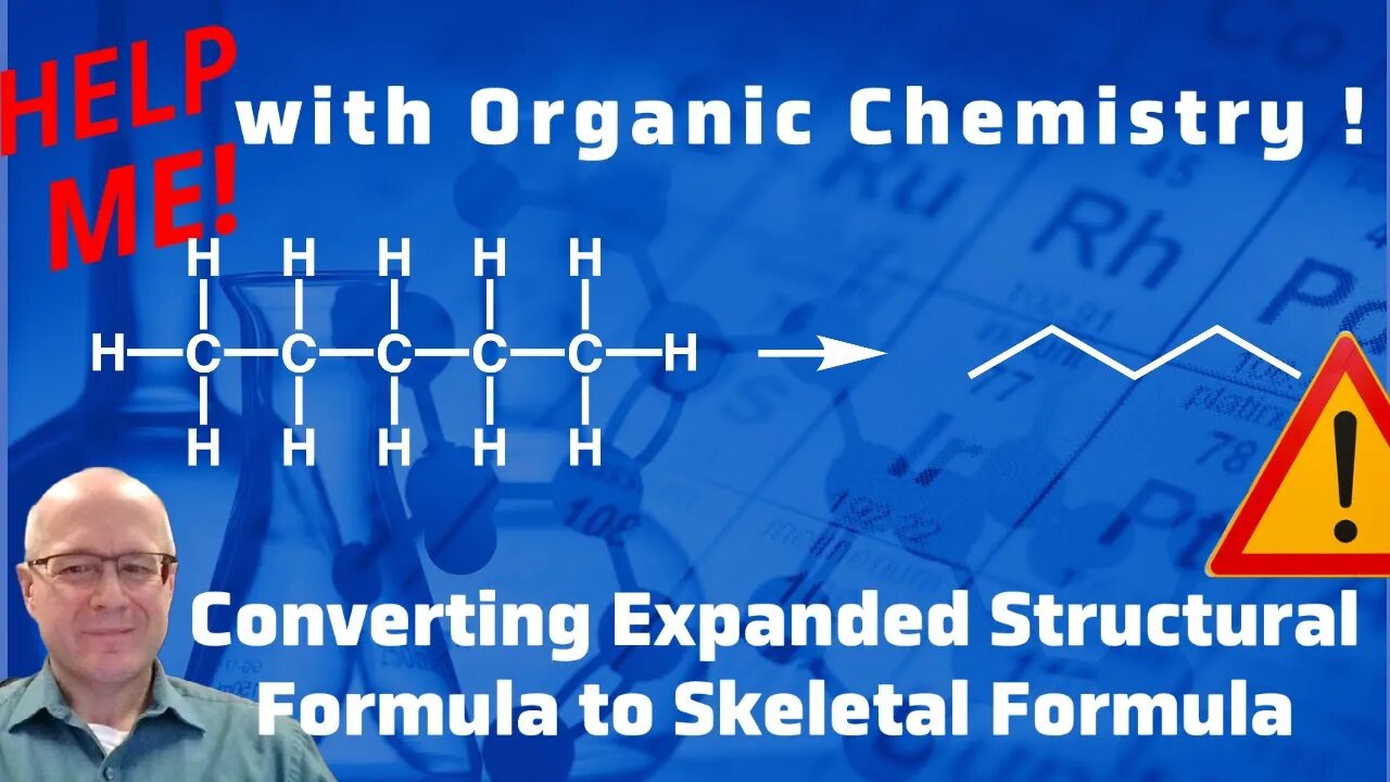 How to Convert Expanded Formula to Skeletal Formula Help Me With Organic Chemistry