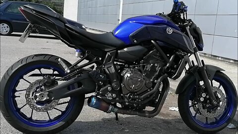 Yamaha Mt-07 mais linda do YouTube