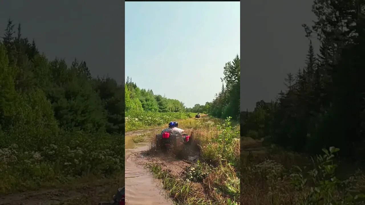 Play hard. #mudding #dirty #bruteforce750 #oakhillcrew #ohcnb #newbrunswick