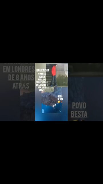 Homem andou nas águas em Londres! A galinha também andou🤣