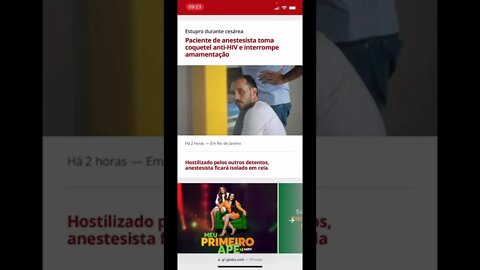 Paciente de anestesista? #globo que vergonha!É vítima de estuprador!Arme sua mente contra fakenews!