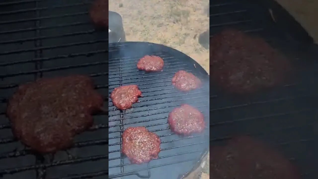 Smoked burgers baby