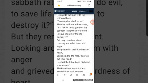 Jesus is our Savior/ Bible reading Jan 20/2021