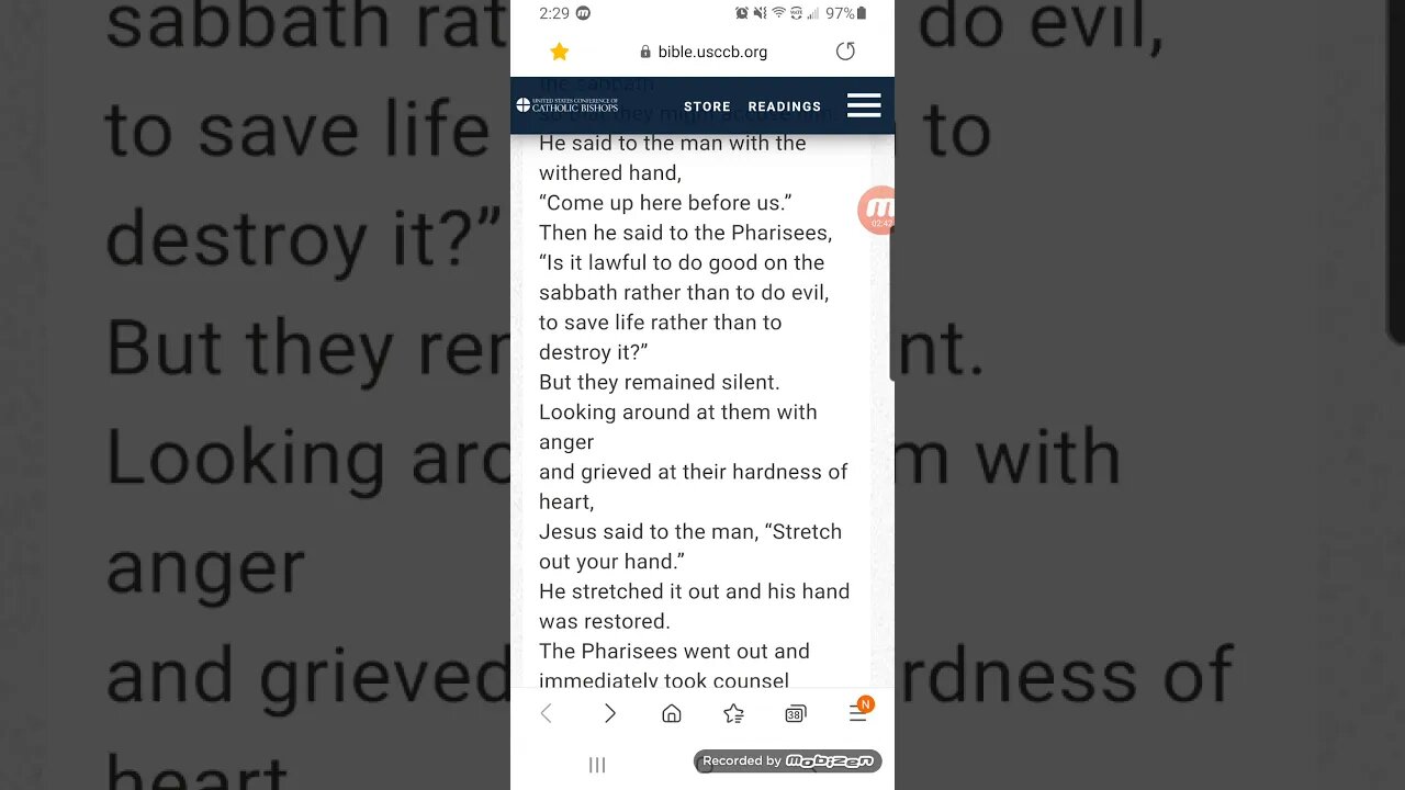 Jesus is our Savior/ Bible reading Jan 20/2021