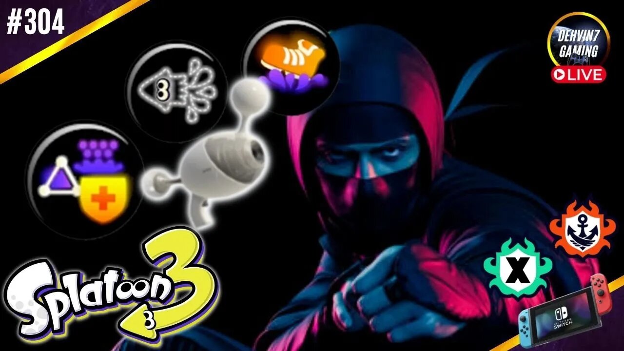 Lurking in the SHADOWS with Luna Blaster and Ninja Squid! | Splatoon 3 Gameplay Livestream