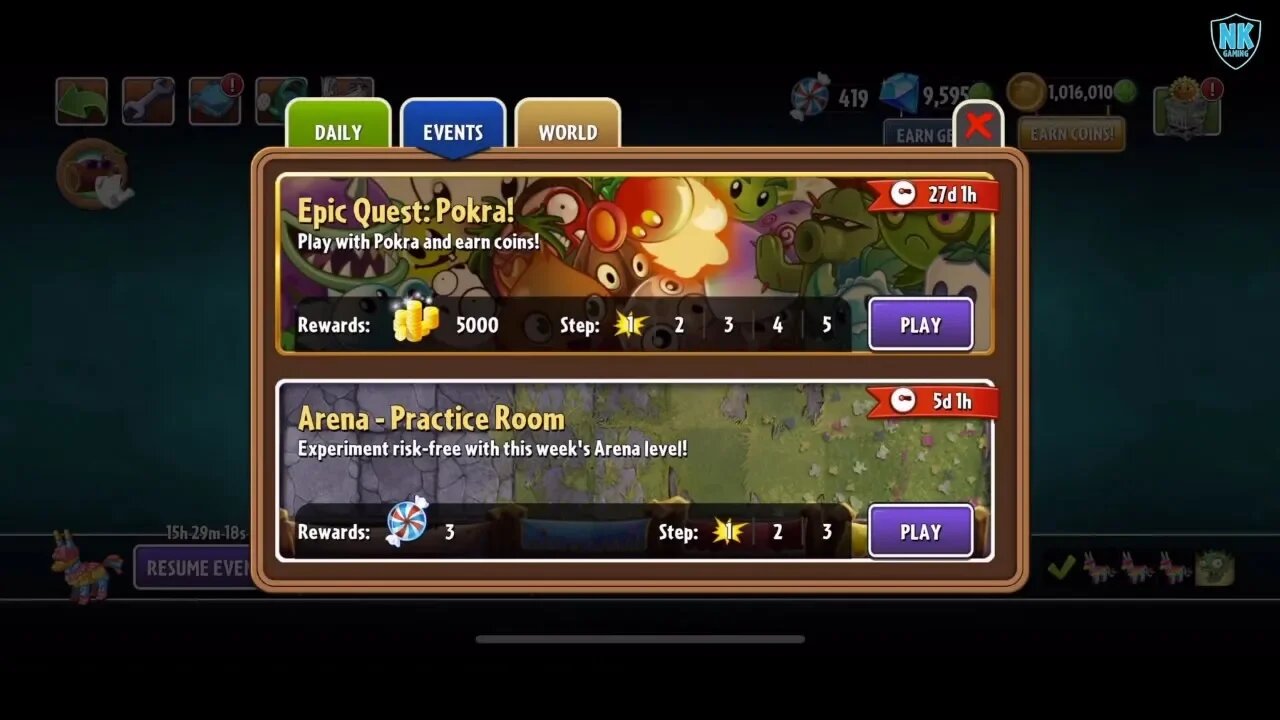 PvZ 2 - Epic Quest: Pokra