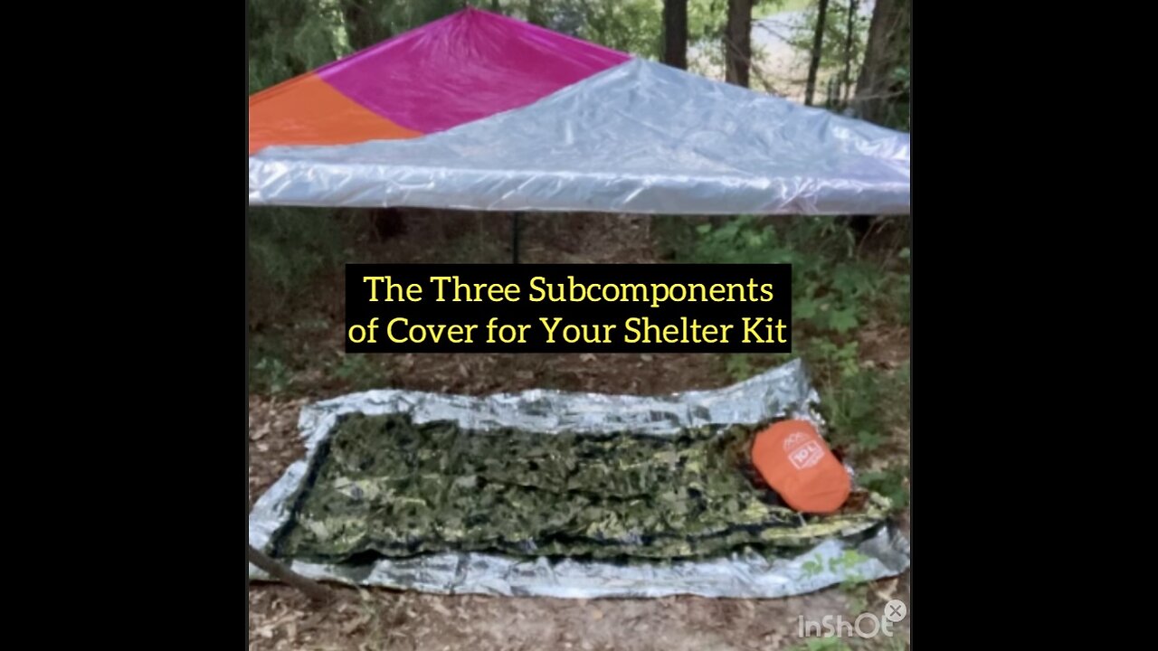 The Three Subcomponents of Cover for Your Shelter Kit