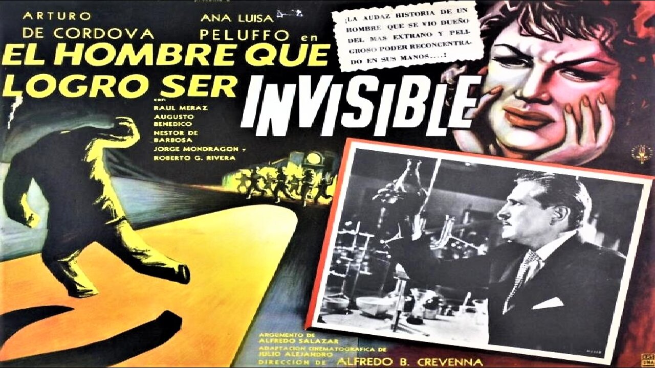 THE NEW INVISIBLE MAN 1958 (El hombre Que Logró Ser Invisible) Mexican Version of 'The Invisible Man Returns' in English FULL MOVIE