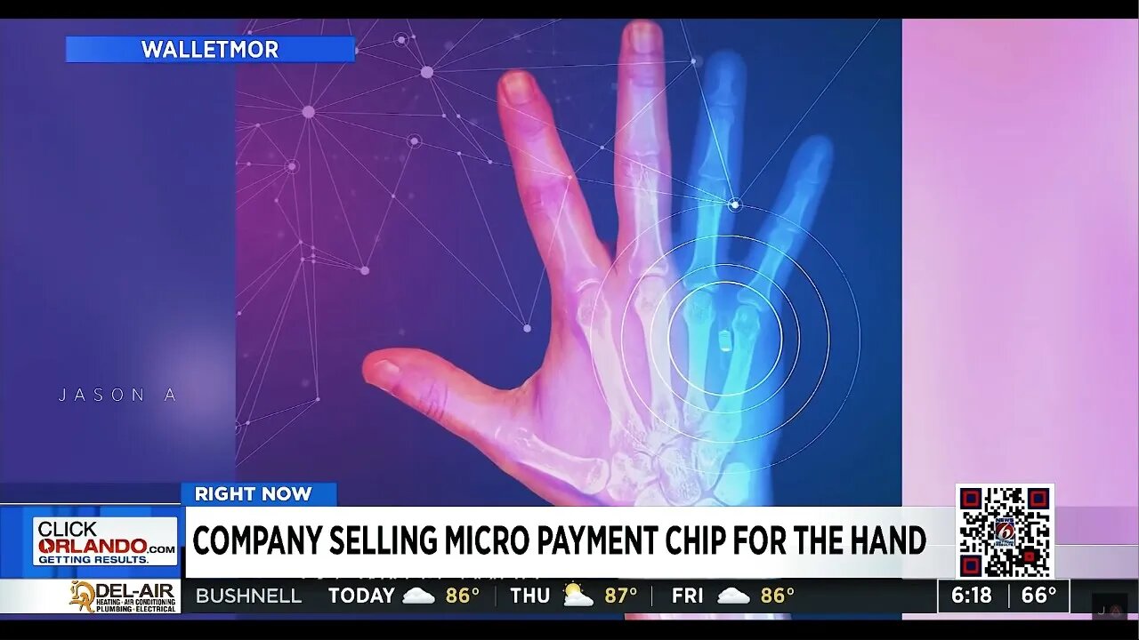 Walletmor Selling Micro Chip Digital Payment Implant For Hand? - The Mark Of The Beast - Antichrist