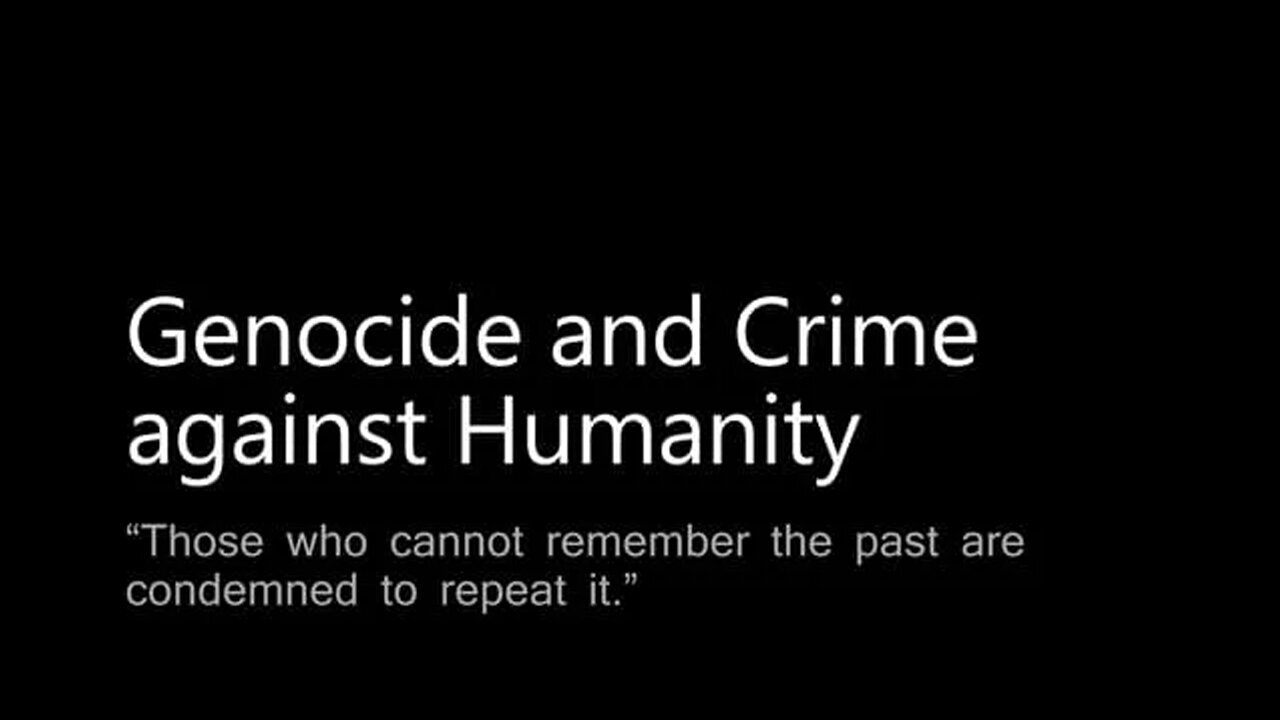 Genocide And Crime Against Humanity Final - 6/11/24..