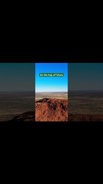 Indiana Joe at the top of Uluru! #viral #uluru #ayersrock #australia #red