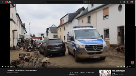Hochwasser: Polizeigroßeinsatz wegen Querdenkern!