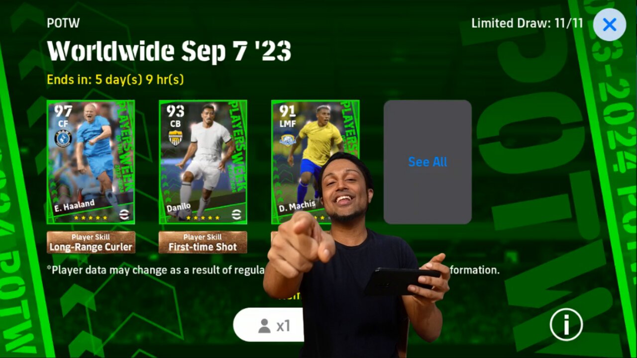 POTW Worldwide Sep 7 '23 PACK OPENING | eFootball 2024 MOBILE