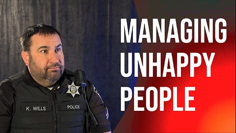 Motorcycle Cop: Managing Unhappy People