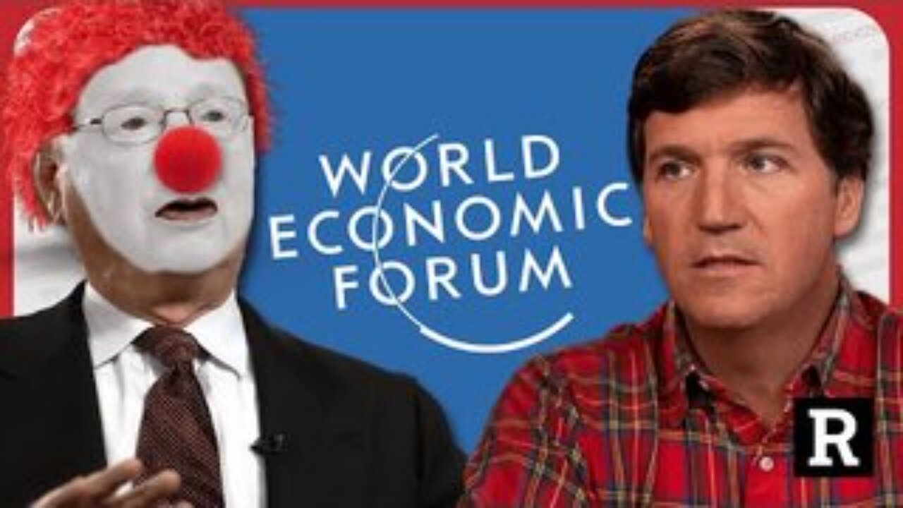 Watch Tucker Carlson DESTROY Klaus Schwab as an "elderly idiot"