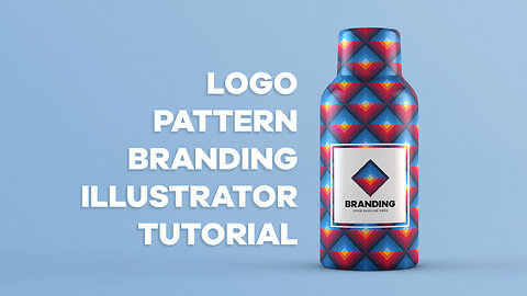 How to Create Colorful logo Pattern & Branding tutorial in Adobe illustrator