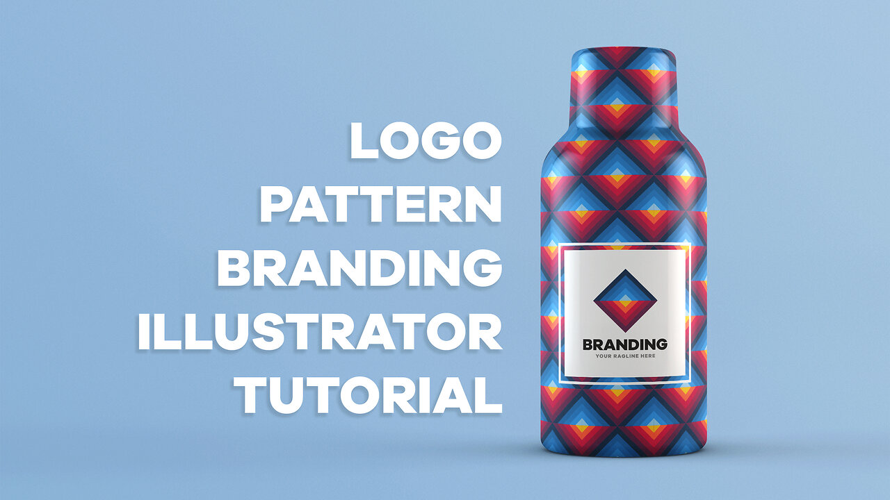 How to Create Colorful logo Pattern & Branding tutorial in Adobe illustrator