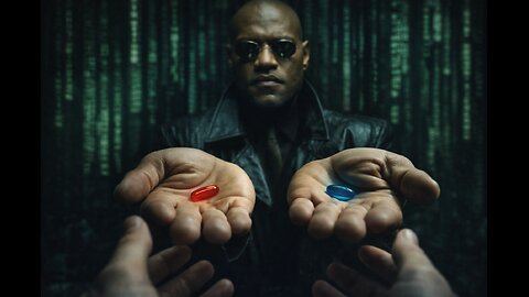 Morpheus Asked Me To Choose Between A Red Pill And A Blue Pill 💊(The Matrix)