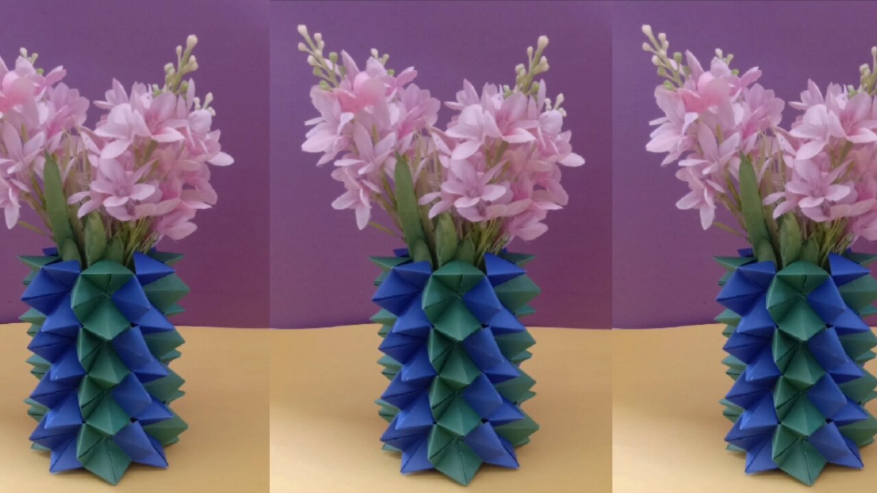 How to make paper Vase