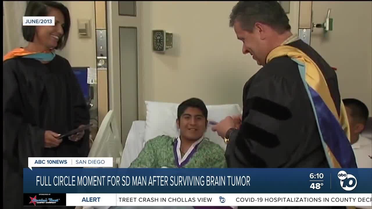 Full circle moment for San Diego man