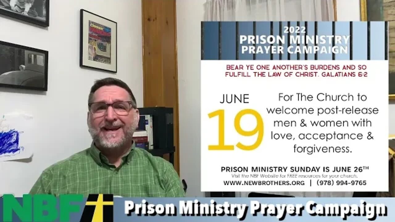 Prison Ministry Prayer Campaign 2022 - Day 19