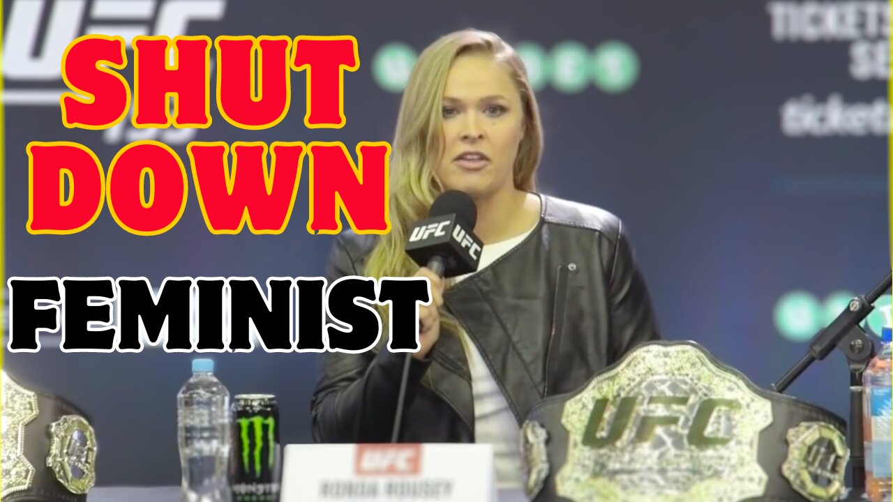 Ronda Rousey Shut Down Feminist in Gender Pay Gap