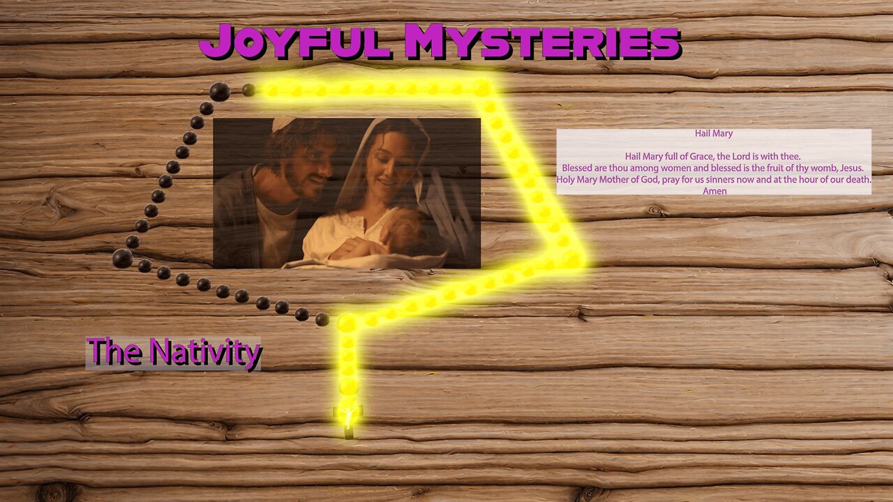 Virtual Rosary - The Joyful Mysteries (Mondays & Saturdays)