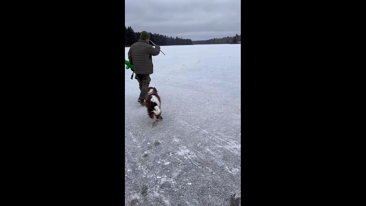 Ice thickness check December 31