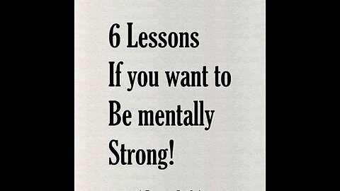 Mentally Strong