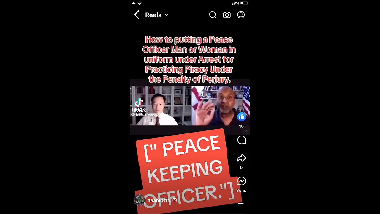 Mark Christopher : police officers are peacekeepers