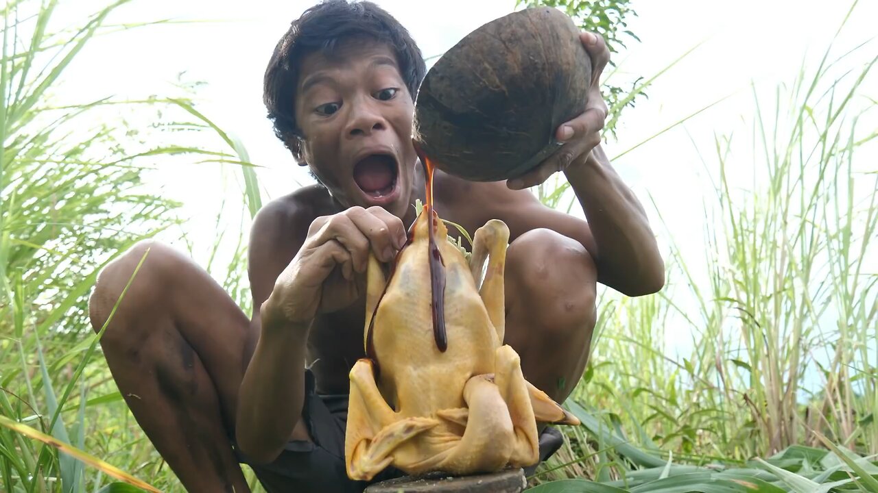 Let's watch the forest people prepare the most delicious chicken dishes