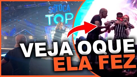 Jovem 'invade' show de Bruna Karla e atitude da cantora repercute.