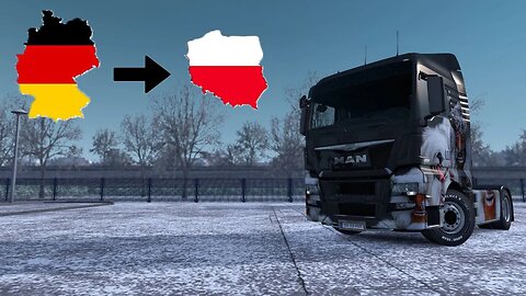 Euro Truck Simulator 2 | From Germany to Poland - Timelapse