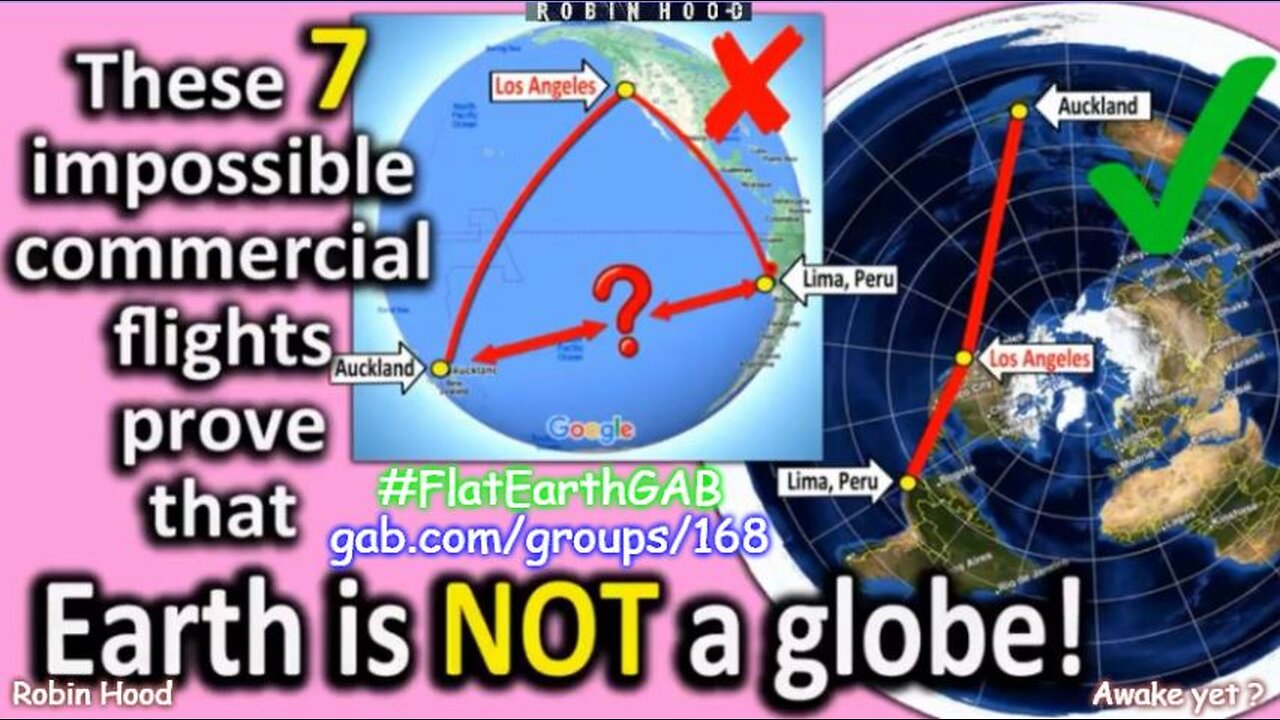 Seven Impossible Commercial Flights Proving Earth is not a Globe